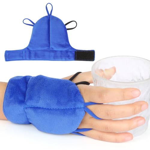 Guantes con Peso HOOMTREE para Temblores de Manos, Estabilidad y Movilidad Mejoradas, Muñeca Ajustable, Herramienta de Fortalecimiento