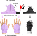 Guantes con Peso HOOMTREE para Temblores de Manos, Estabilidad y Movilidad Mejoradas, Muñeca Ajustable, Herramienta de Fortalecimiento