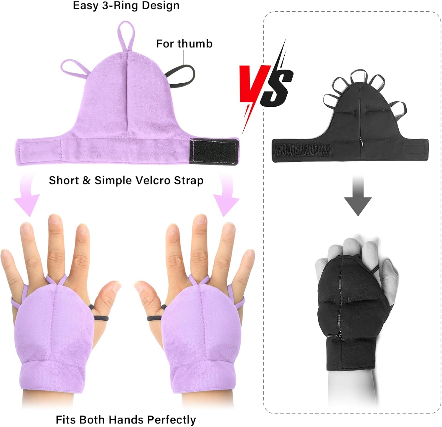 Guantes con Peso HOOMTREE para Temblores de Manos, Estabilidad y Movilidad Mejoradas, Muñeca Ajustable, Herramienta de Fortalecimiento