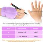 Guantes con Peso HOOMTREE para Temblores de Manos, Estabilidad y Movilidad Mejoradas, Muñeca Ajustable, Herramienta de Fortalecimiento